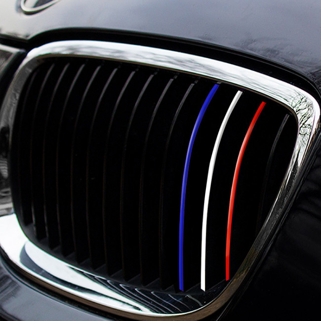 Nierenaufkleber für BMW Autos Dunkelblau Rot Weiß Hellblau Sticker Aufkleber 