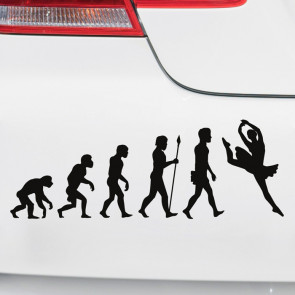 Autoaufkleber Evolution Ballet