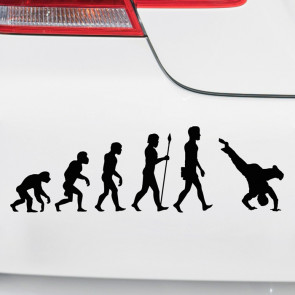 Autoaufkleber Evolution Breakdance