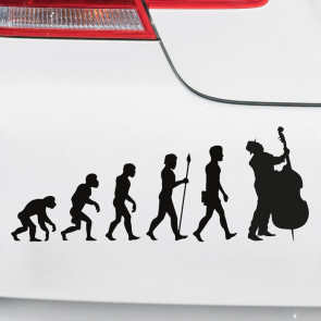 Autoaufkleber Evolution Cello