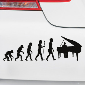 Autoaufkleber Evolution Piano