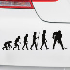 Autoaufkleber Evolution Eishockey