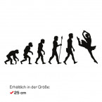 Autoaufkleber Evolution Ballet