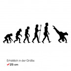 Autoaufkleber Evolution Breakdance