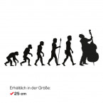 Autoaufkleber Evolution Cello