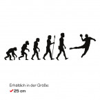 Autoaufkleber Evolution Handball